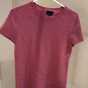 J. Crew Pink Italian Cashmere Sweater
